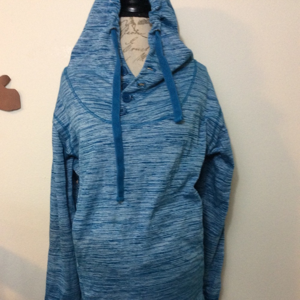 Cabelas Hooded Blue XL Sweatshirt EUC Ladies